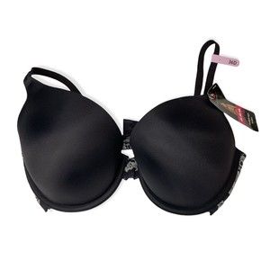 Maidenform Women's Natural Boost Demi Bra 09428, 36D, Black, Reg $40 NEW